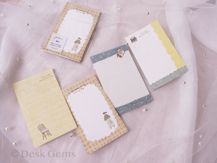 Pion Original Memo Paper/Inserts Set - Cozy Mood