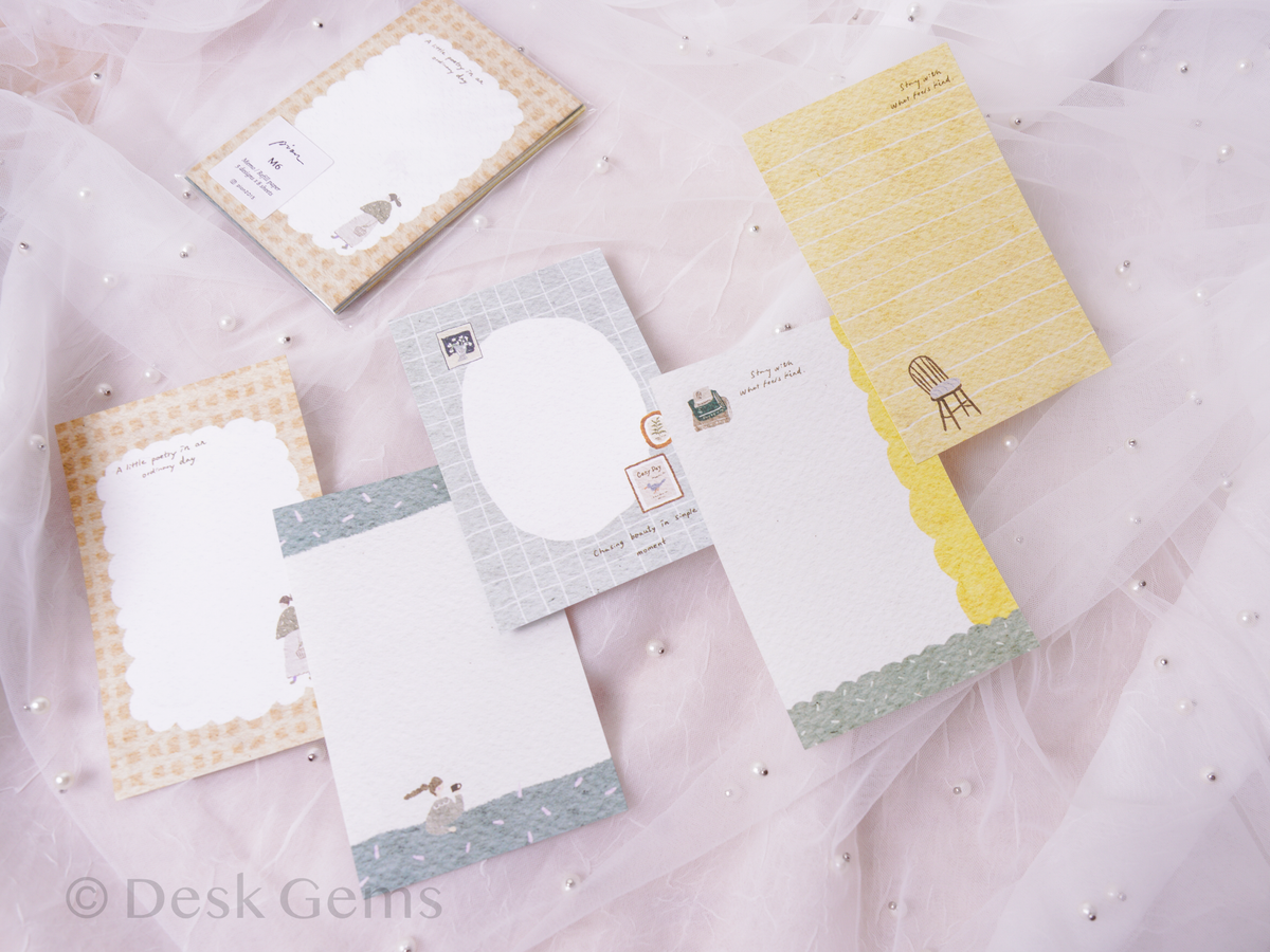 Pion Original Memo Paper/Inserts Set - Cozy Mood
