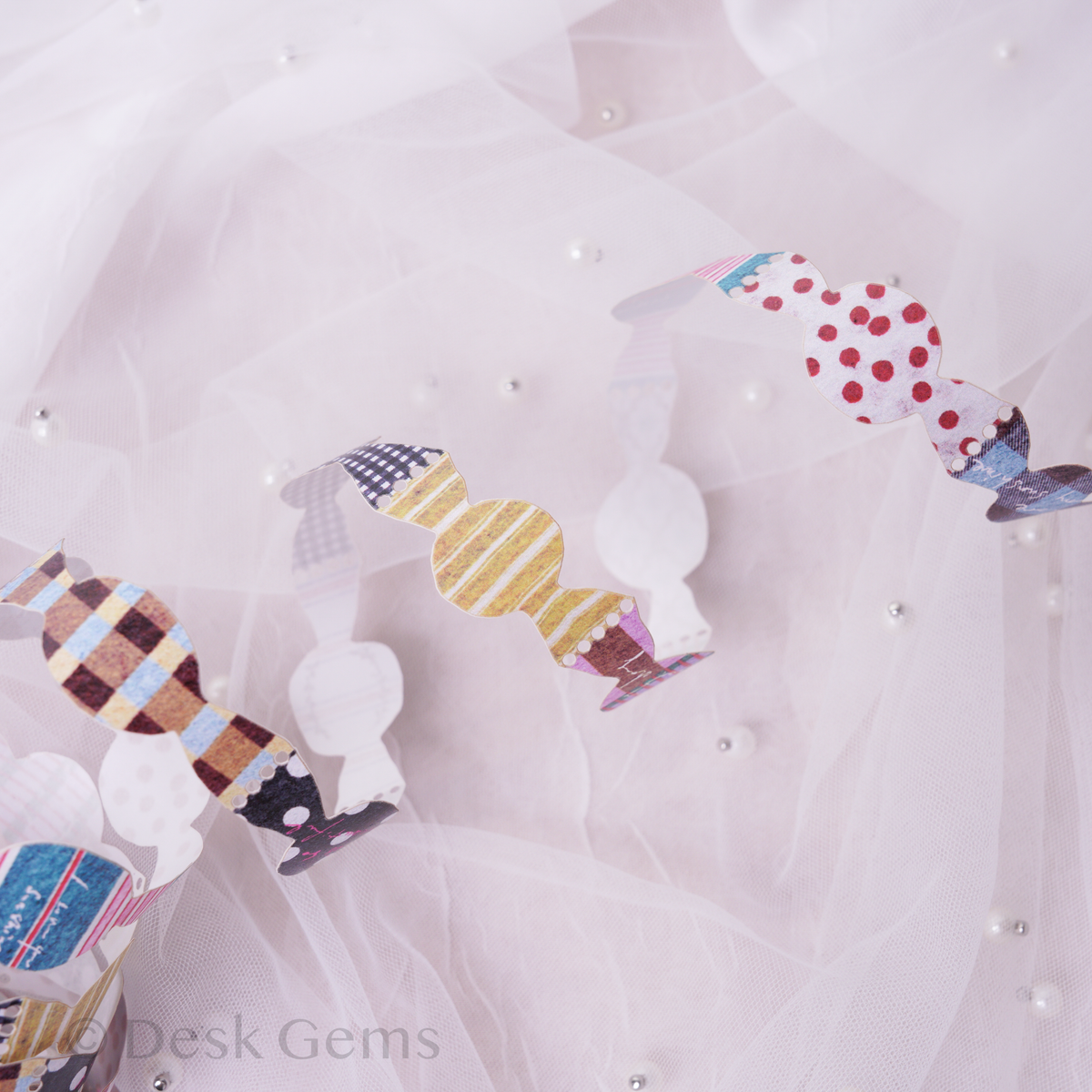 Pion Shaped Paper Tape - Candy