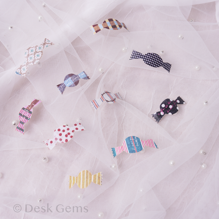 Pion Shaped Paper Tape - Candy