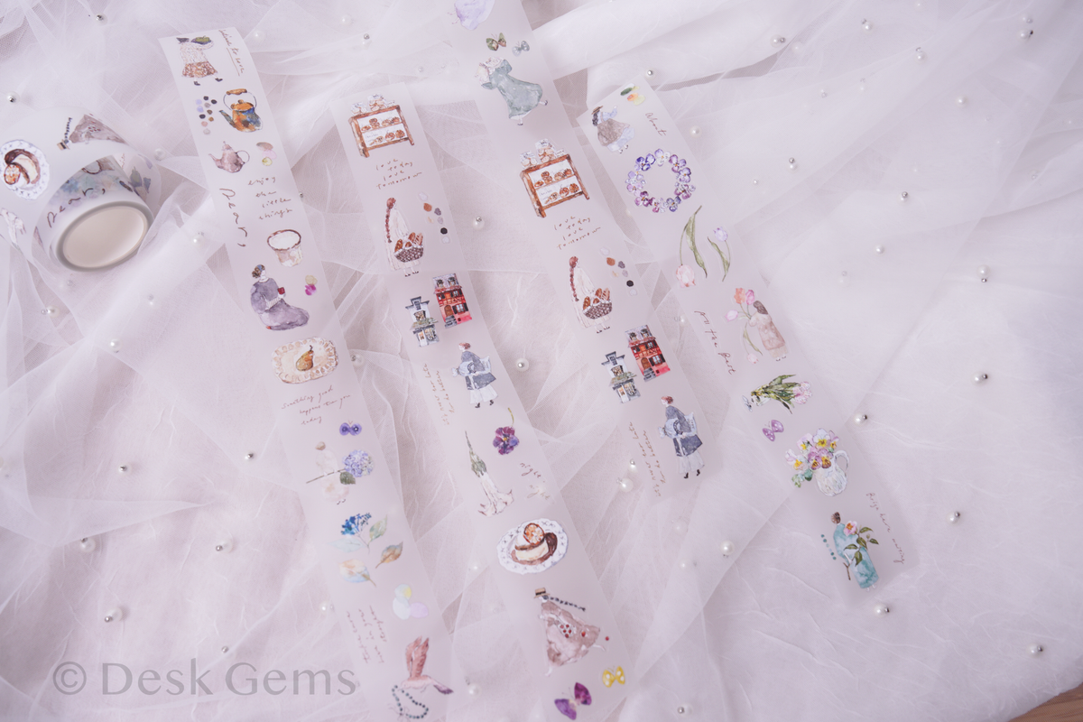 Pion Kiss-cut Matte PET Tape - Mini Girl (Revised Material)