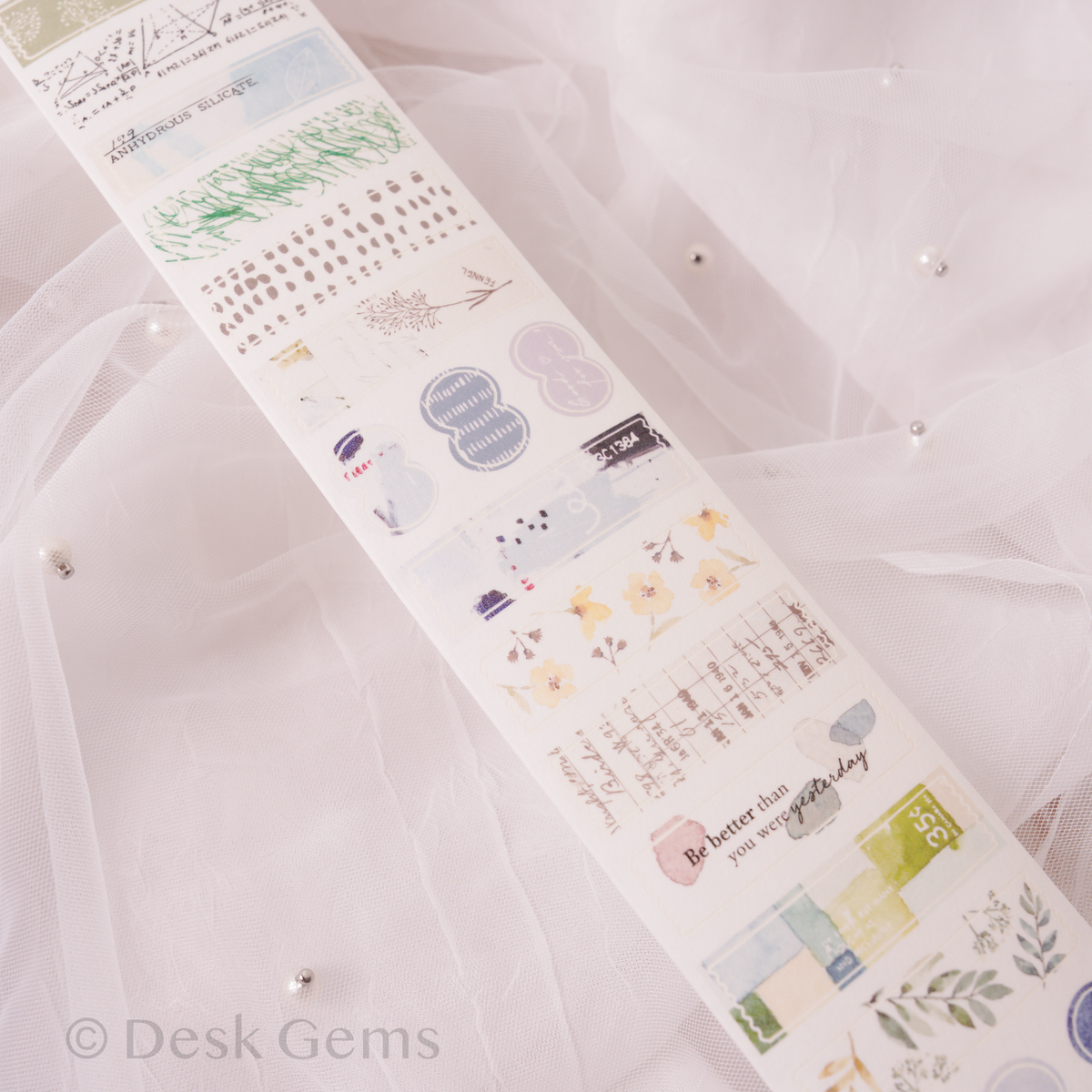 Pion Kiss-cut Paper Tape - Paragraph