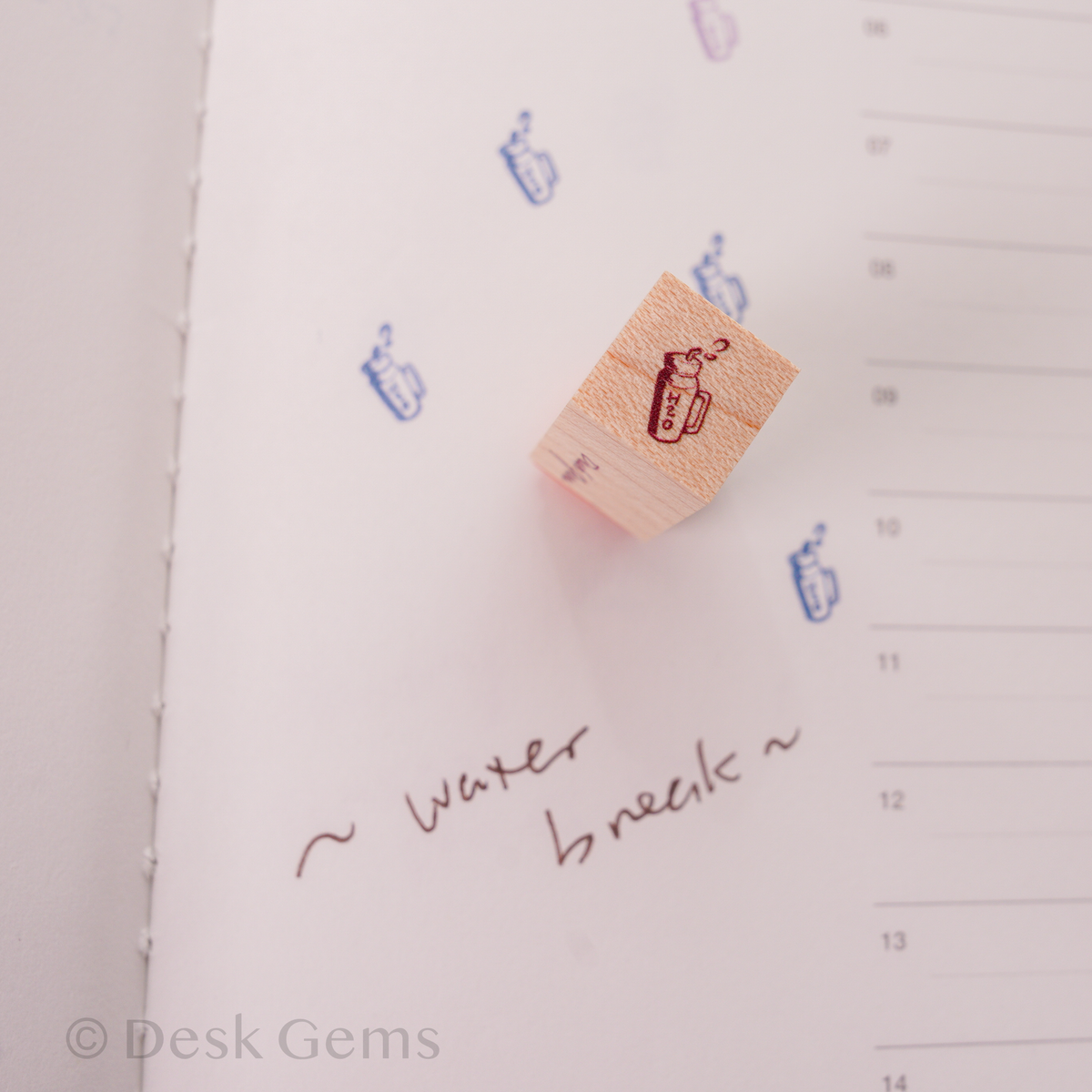 The Mini Icon Stamps Vol.3 - Water Intake