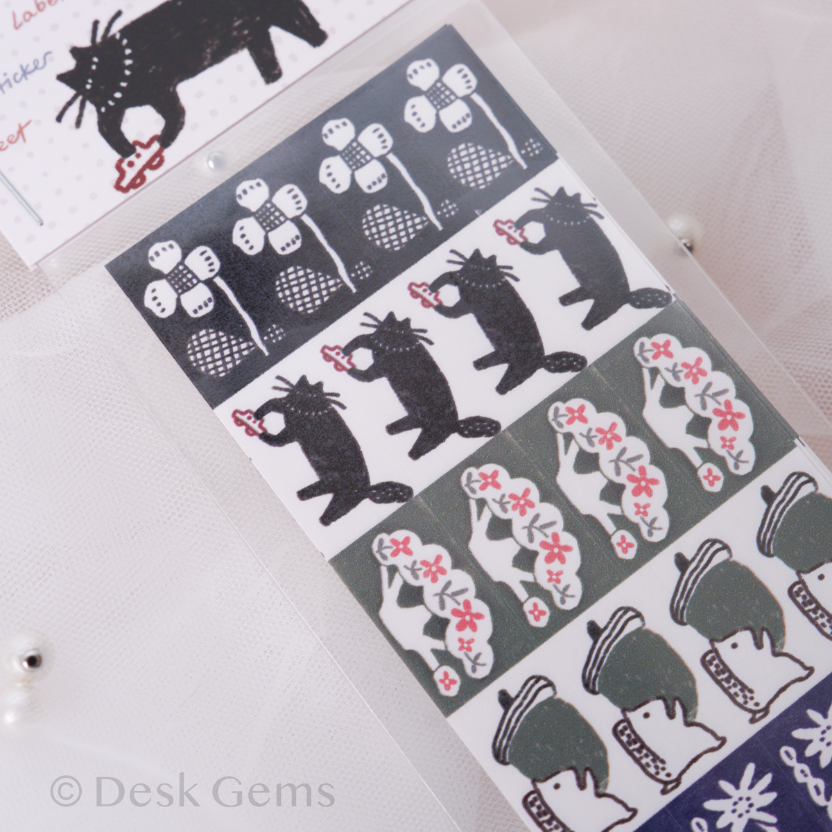 Ivy Snow Label Sticker Sheet - Fur & Flora