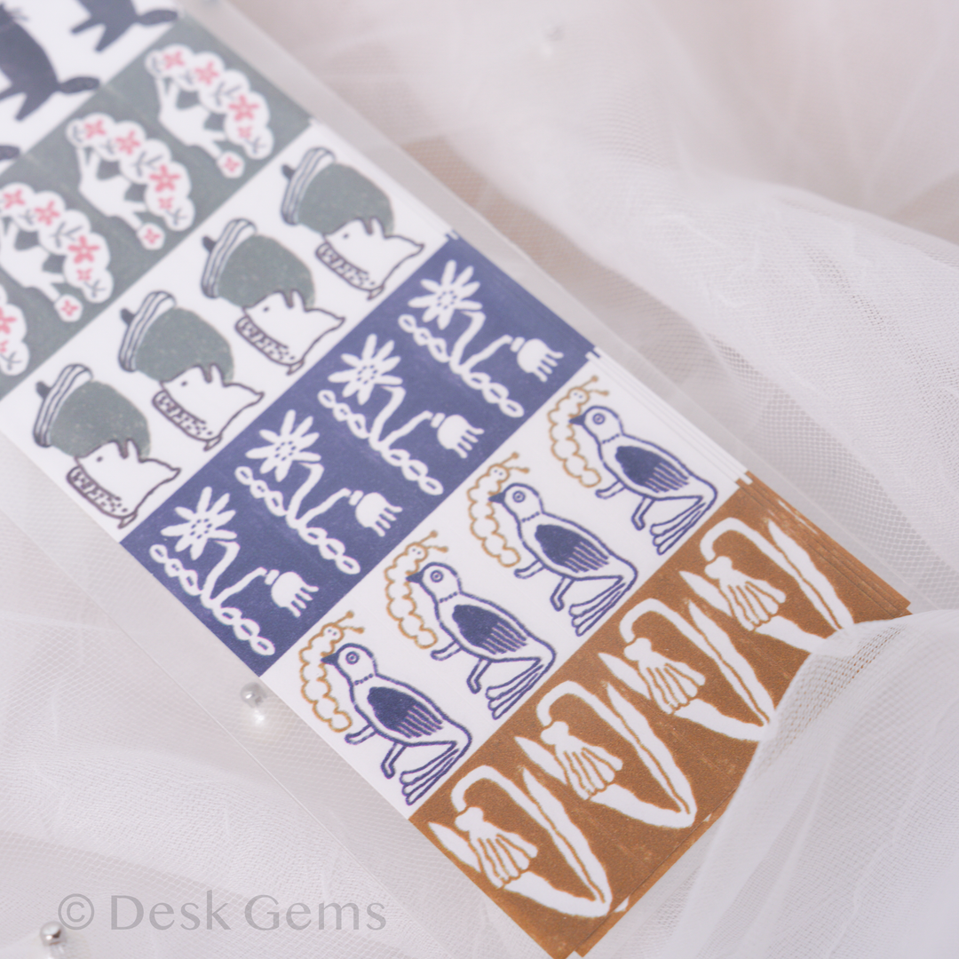 Ivy Snow Label Sticker Sheet - Fur &amp; Flora