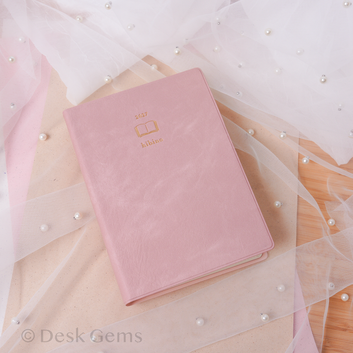 Midori Hibino 2027 Planner - One Day Two Page - Pink