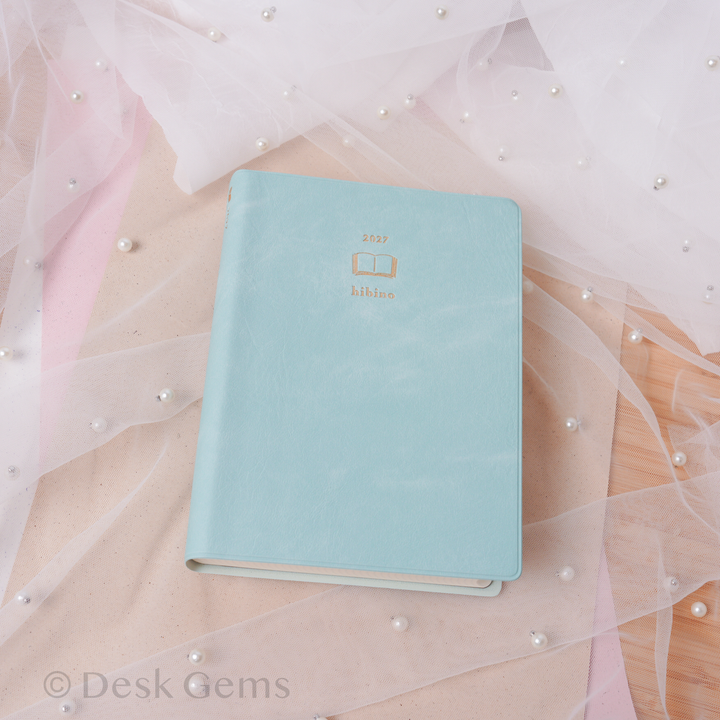 Midori Hibino 2027 Planner - One Day Two Page - Mint