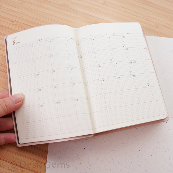 Midori Hibino 2027 Planner - One Day Two Page