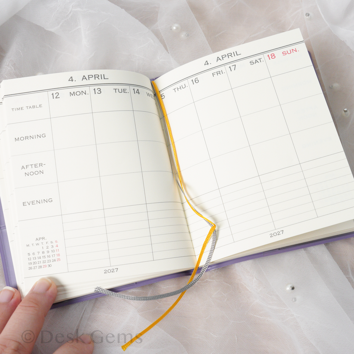 Hightide 2027 Weekly Planner My Diary Square