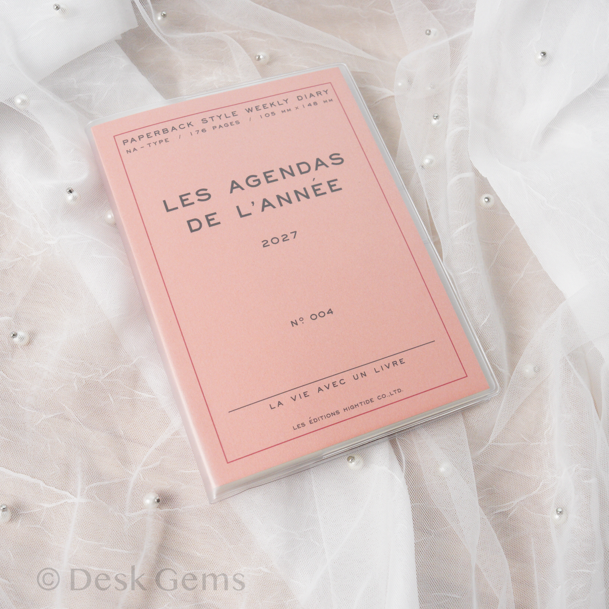 Hightide 2027 Weekly Planner Poche A6 - Les Agenda De L'année - Pink