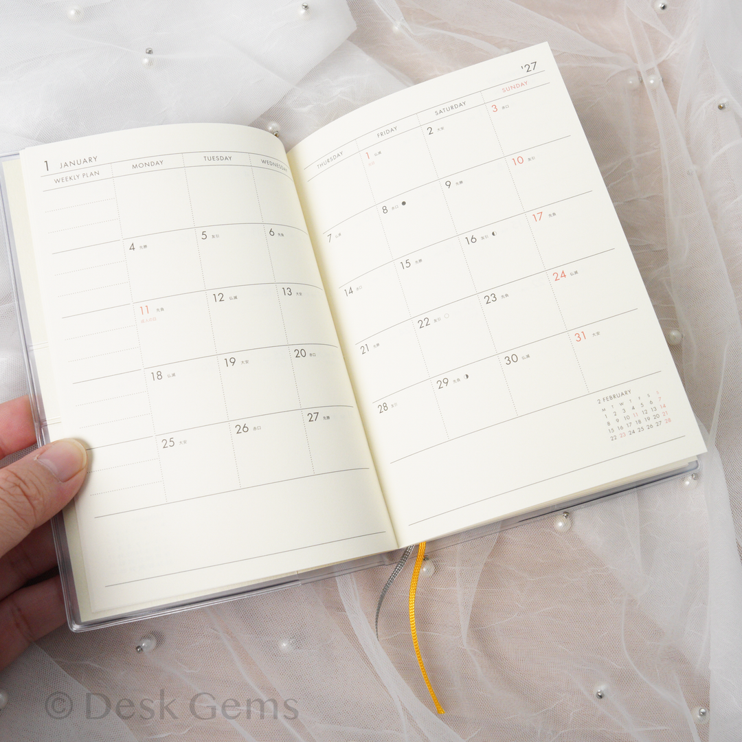 Hightide 2027 Weekly Planner Poche A6 - Les Agenda De L&