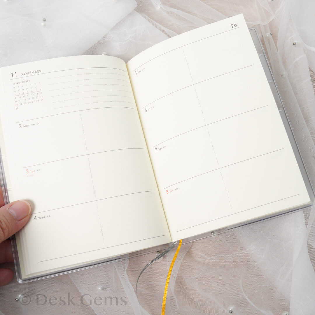 Hightide 2027 Weekly Planner Poche A6 - Les Agenda De L&