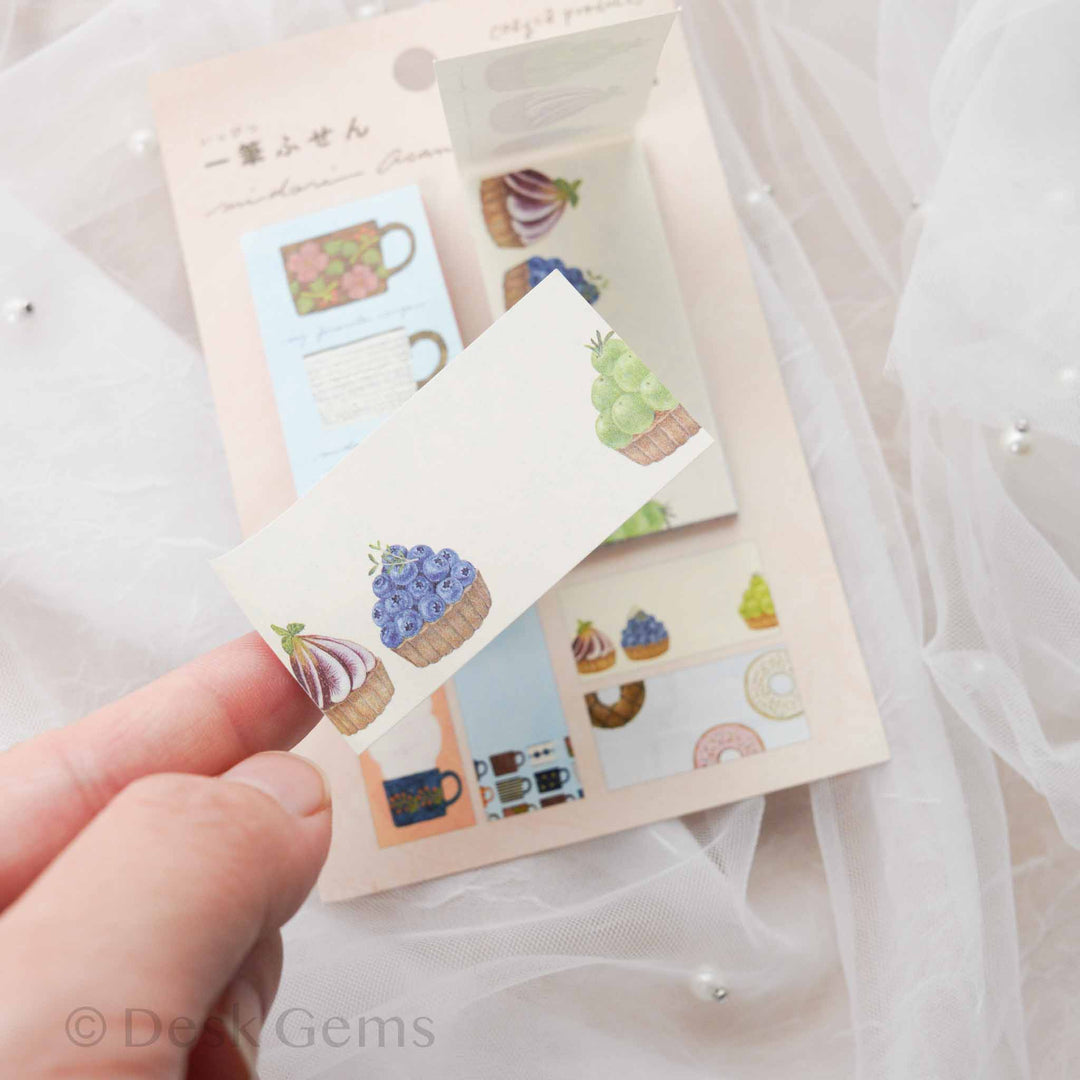 Cozyca x Midori Asano One-Sentence Mini Sticky Notes - My Favorite Mugs &amp; Three O&