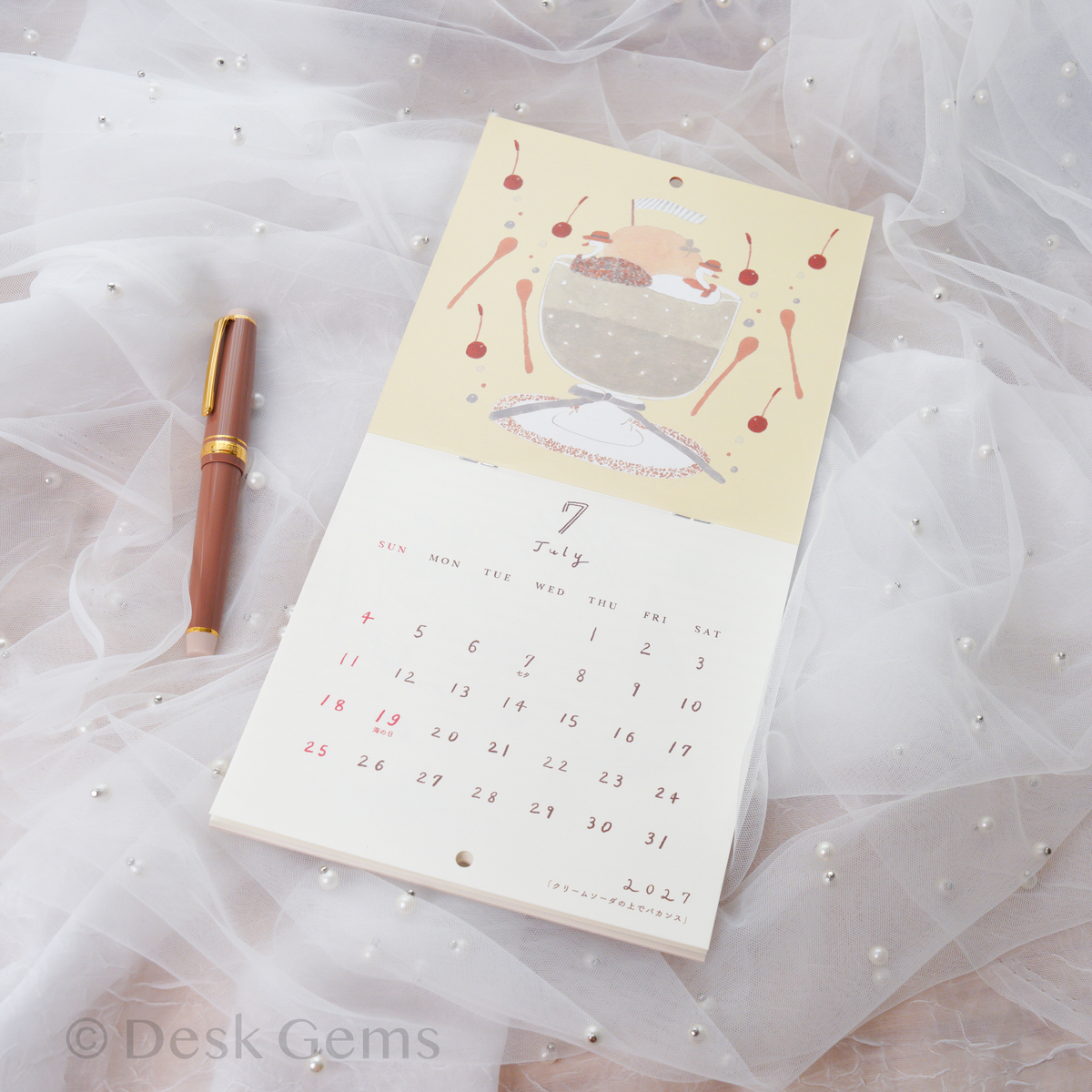 Tobimatsu Shoichiro Small Wall Calendar 2027 - Seasons