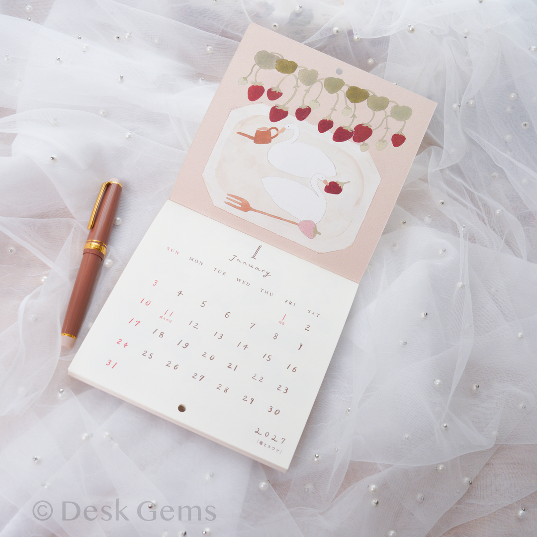 Tobimatsu Shoichiro Small Wall Calendar 2027 - Seasons