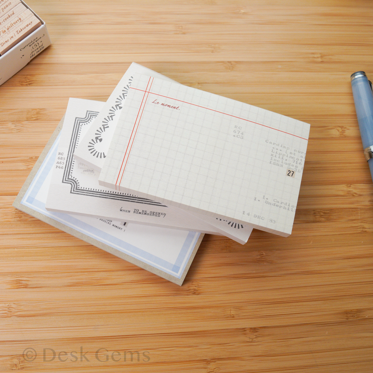 NYRET Design Original Memo Pad (No.31 - No.34) - Recorded as it was