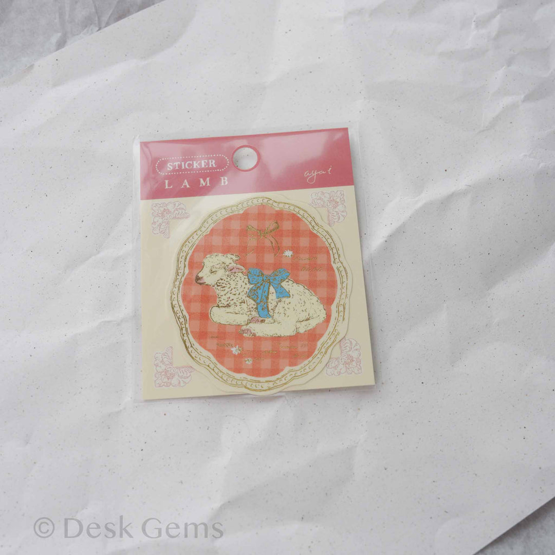 Aya Inoue Foil Large Sticker - Sheep