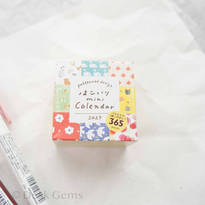 Furukawa Paper Boxed Mini Calendar 2027 - Patterns