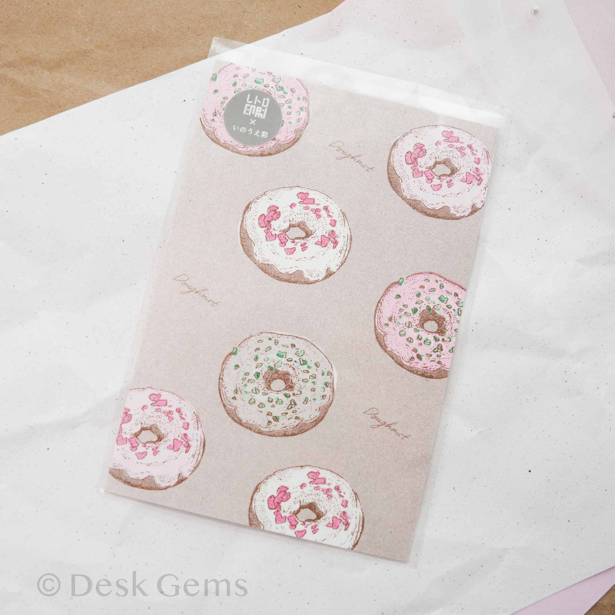Aya Inoue x Furukawa Paper donut riso postcard