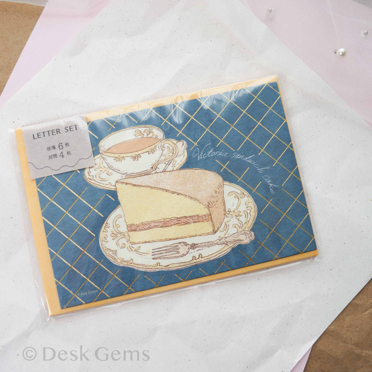 Aya Inoue x Furukawa Paper Victoria cake mini letter set