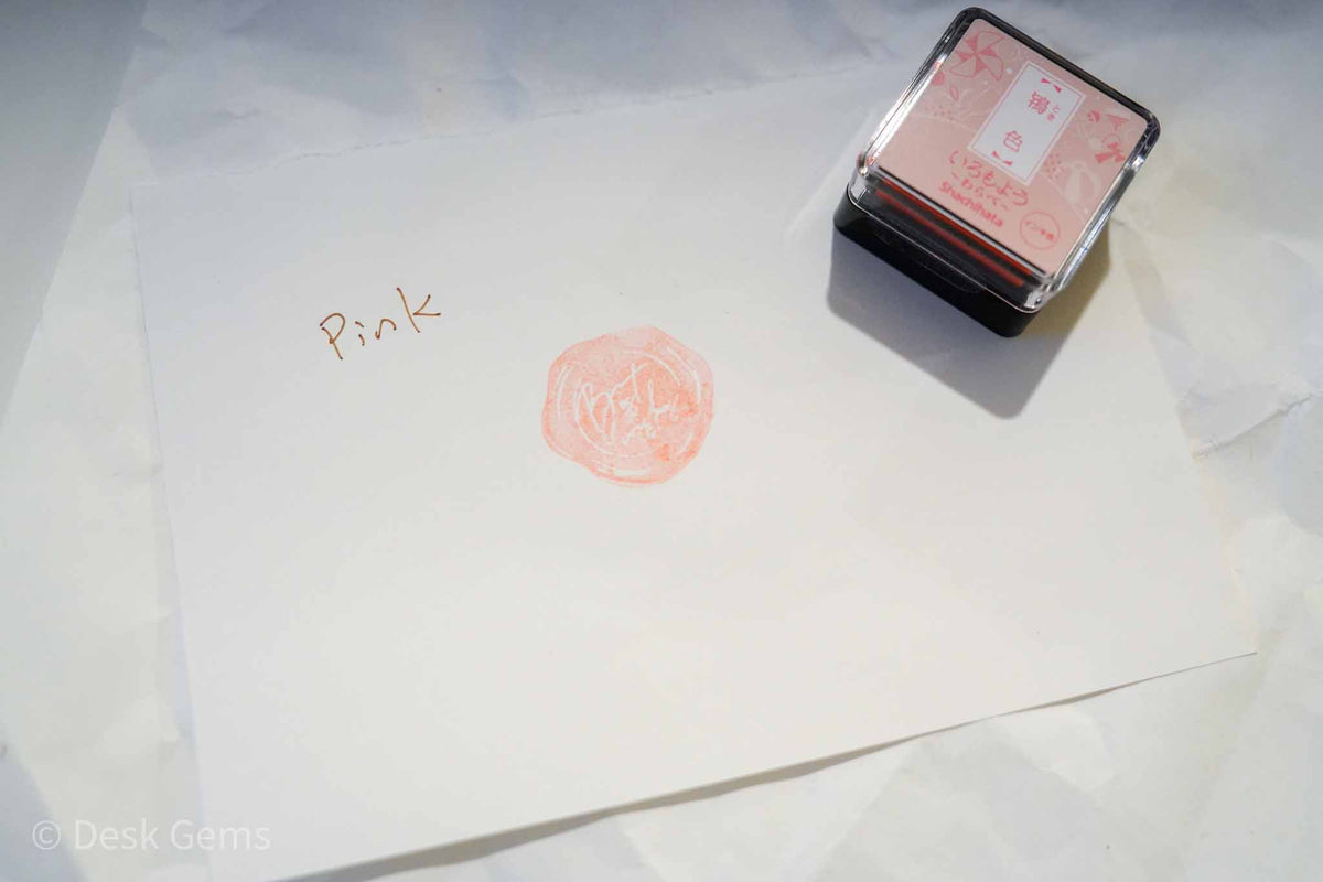 Shachihata Iromoyo Oil-Based Mini Ink Pad
