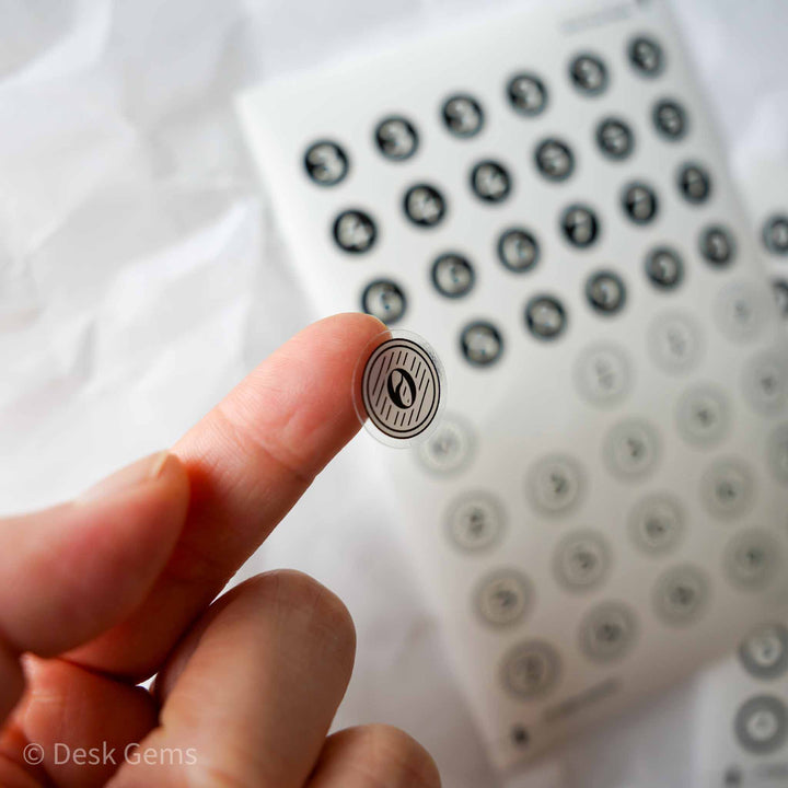 Desk Gems Studio Original Stickers - Numbers