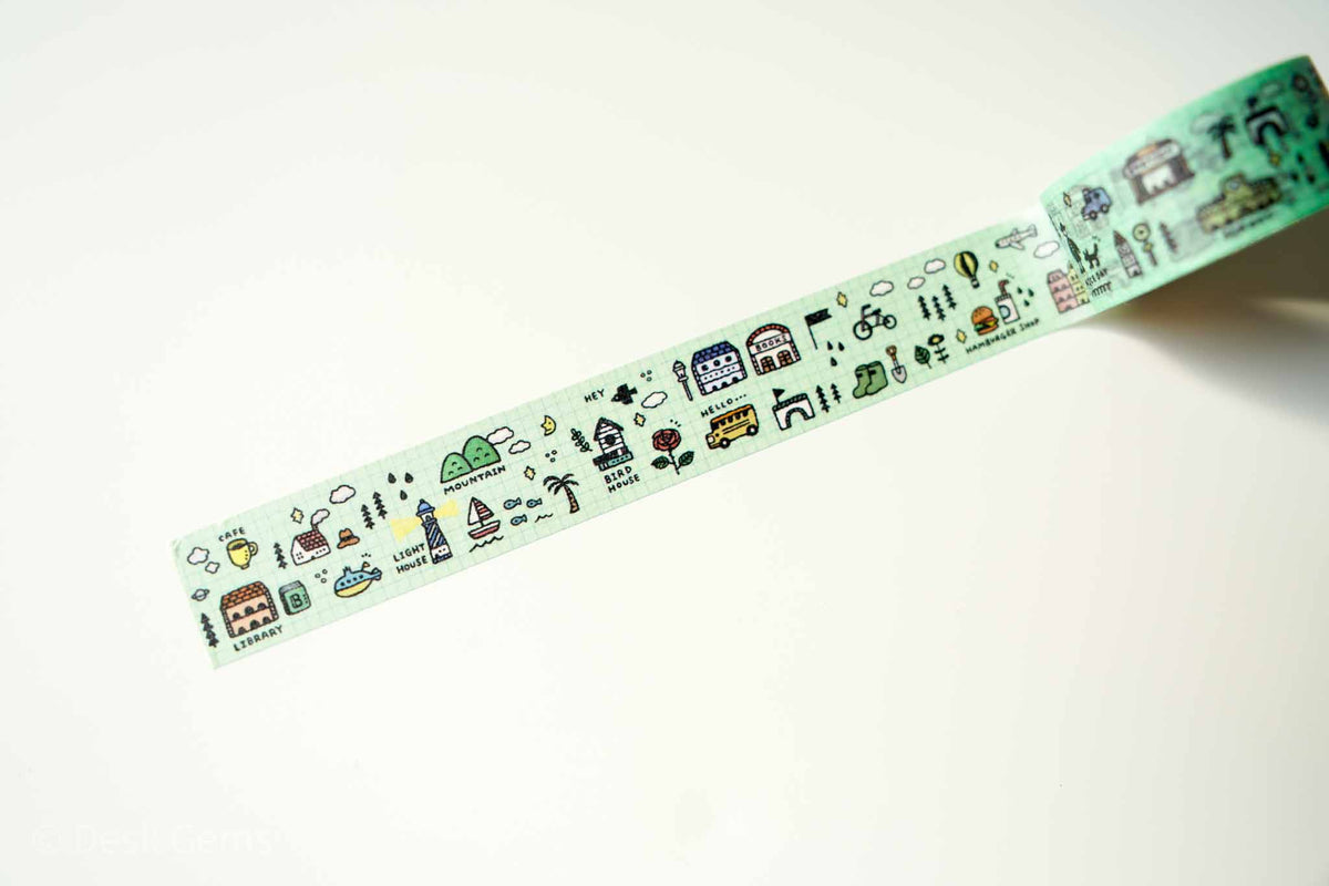Papier Platz x Eric  Washi Tape - My City