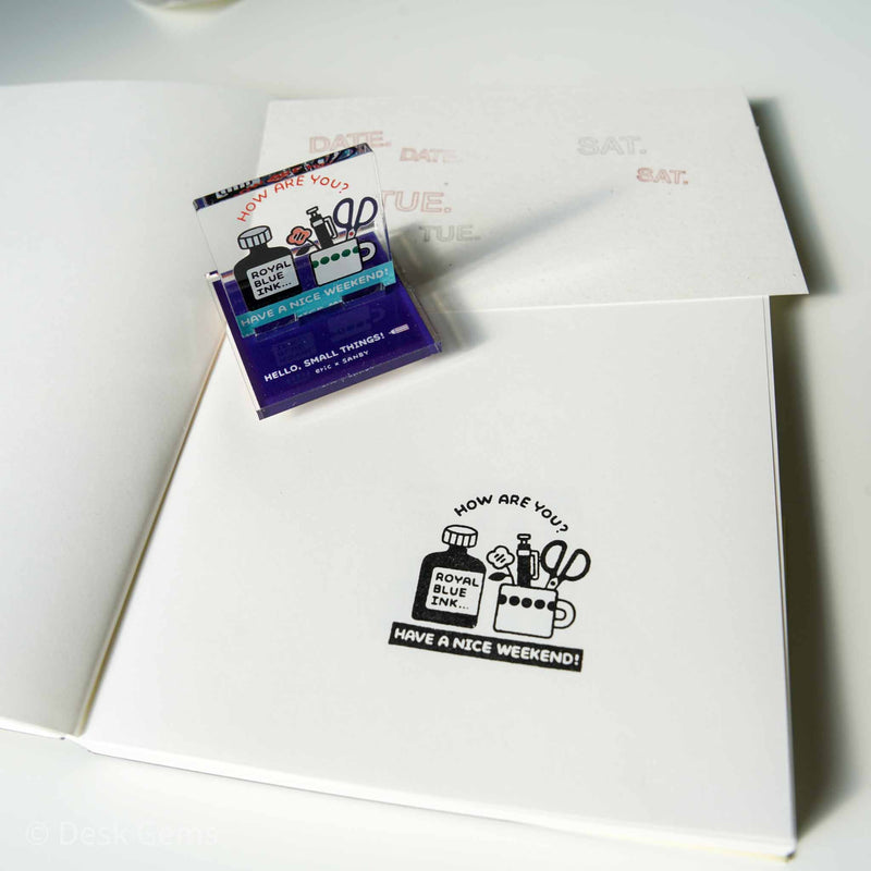Eric Small Things Eric Small Things x Acrylic Rubber Stamp – Desk Gems