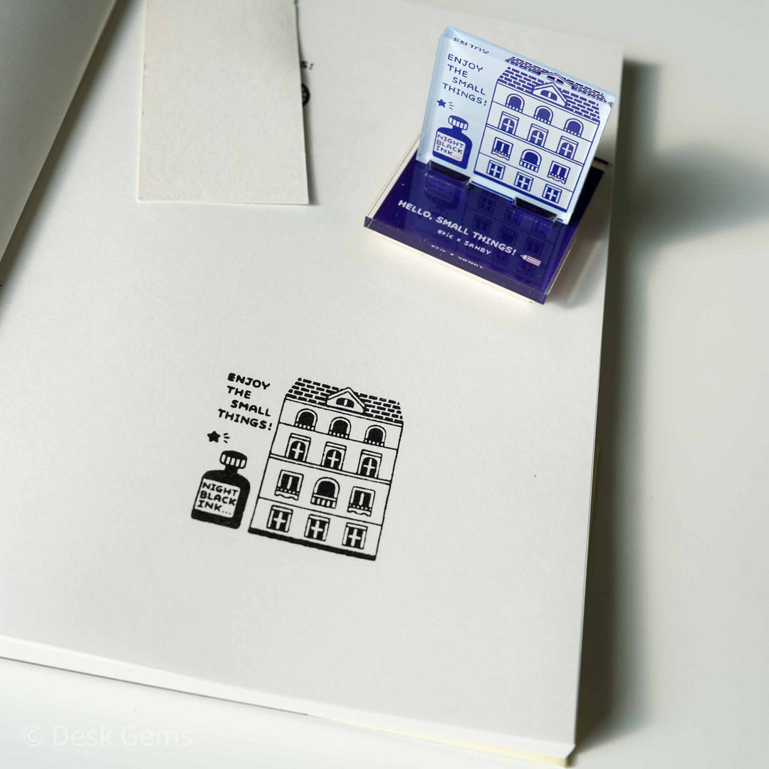 Eric Small Things x Acrylic Rubber Stamp - Ink and House