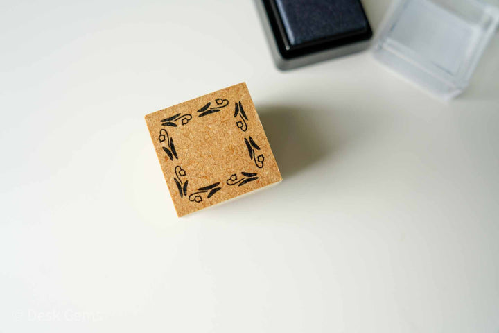 Seitousha Flower Frame Rubber Stamps ー Lily of the Valley