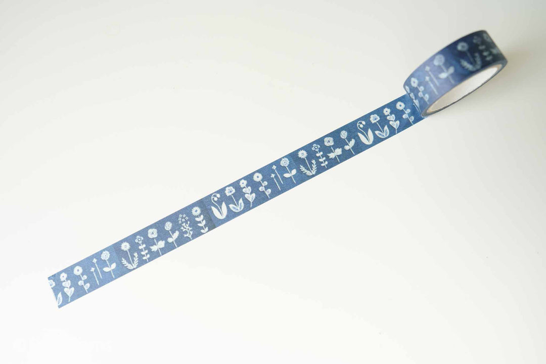 Seitousha Limited Edition Washi Tapes - Embroidery Patterns (2023 New!) - Twelve Flowers