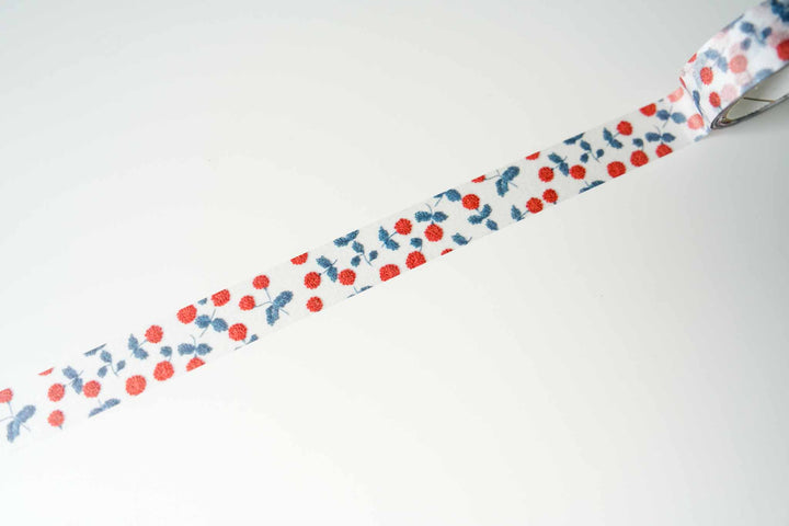Seitousha Limited Edition Washi Tapes - Embroidery Patterns (2023 New!) - Raspberry 