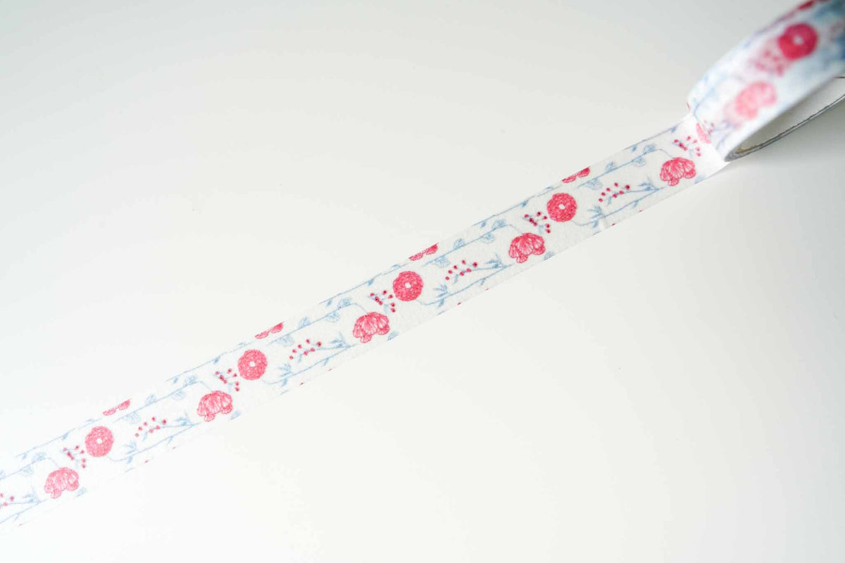 Seitousha Limited Edition Washi Tapes - Embroidery Patterns (2023 New!) -  Wild Flower Embroidery 