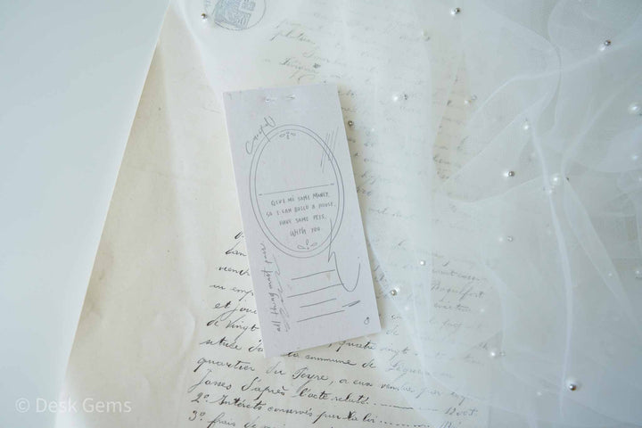 Mr. Eggplant tracing paper memo note - Note to Self II