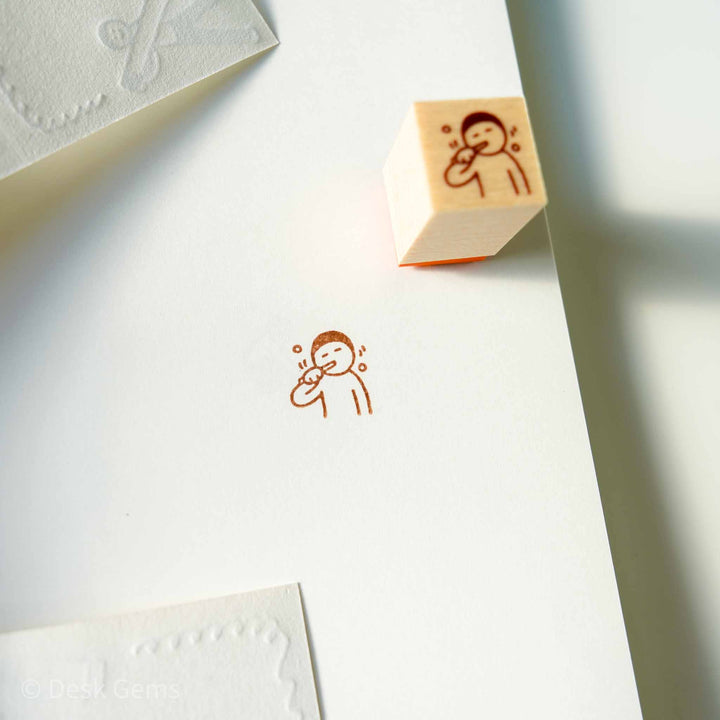 Littlelu Original Stamps - Small - Brushing Teeth