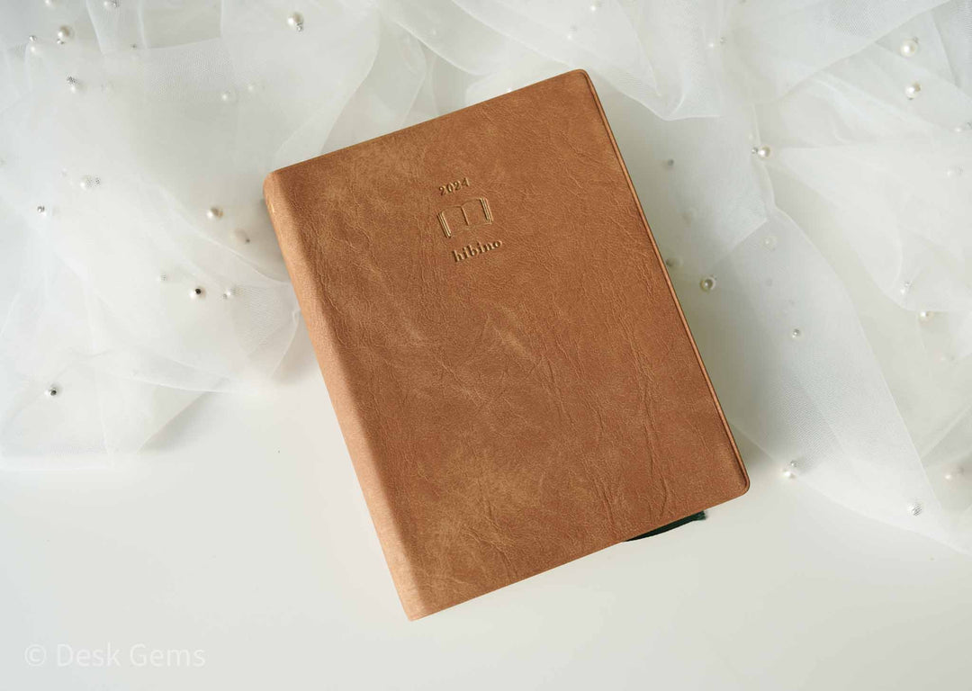Midori Hibino 2024 Planner - One Day Two PageMidori Hibino 2024 Planner - One Day Two Page - Camel