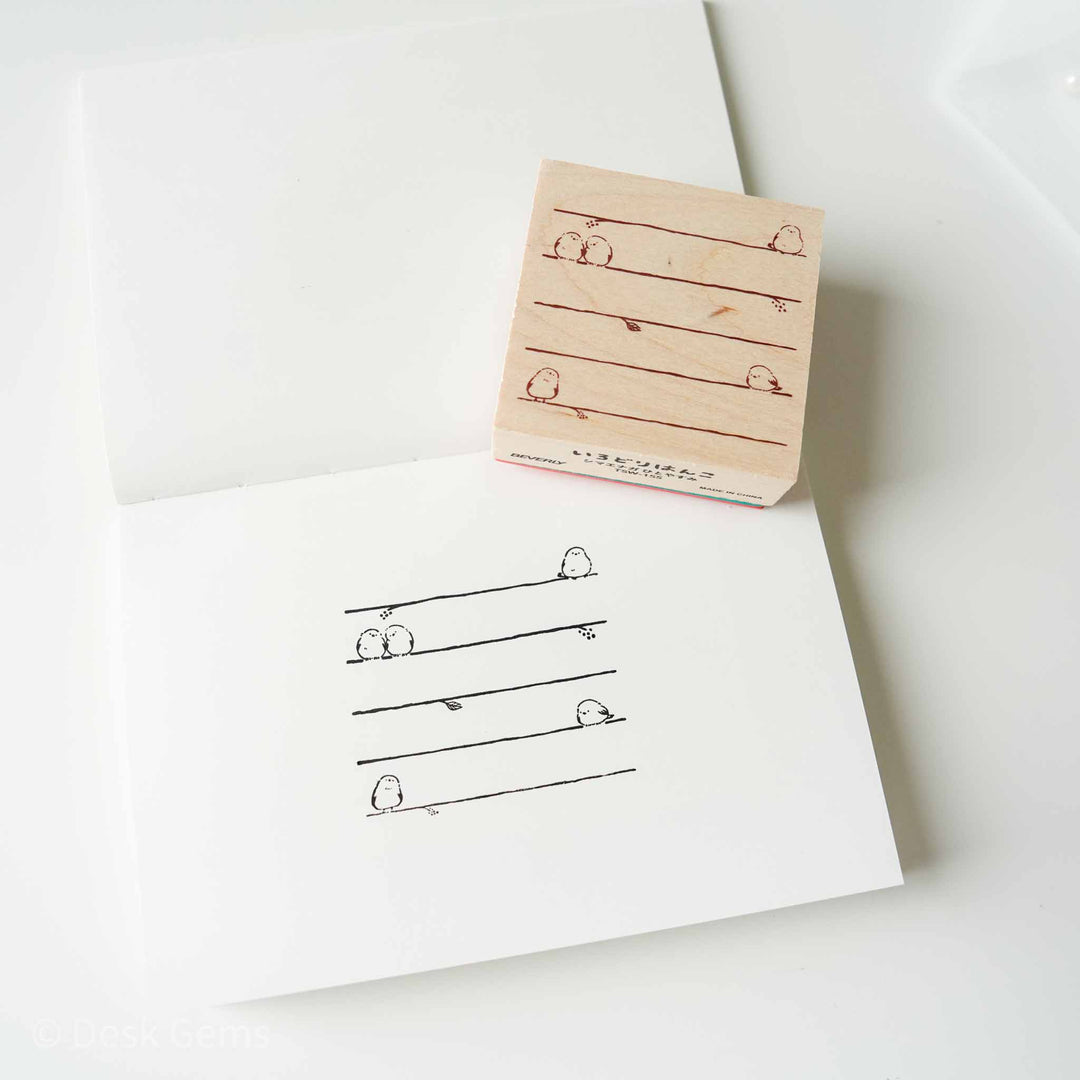 Beverly Original Rubber Stamp - Birdie - Memo