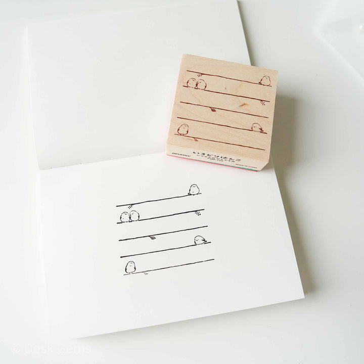 Beverly Original Rubber Stamp - Birdie - Memo