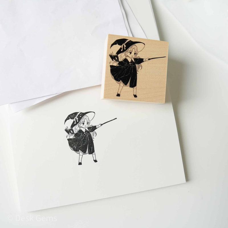 Like Studio Original Rubber Stamps - Little Witch - A