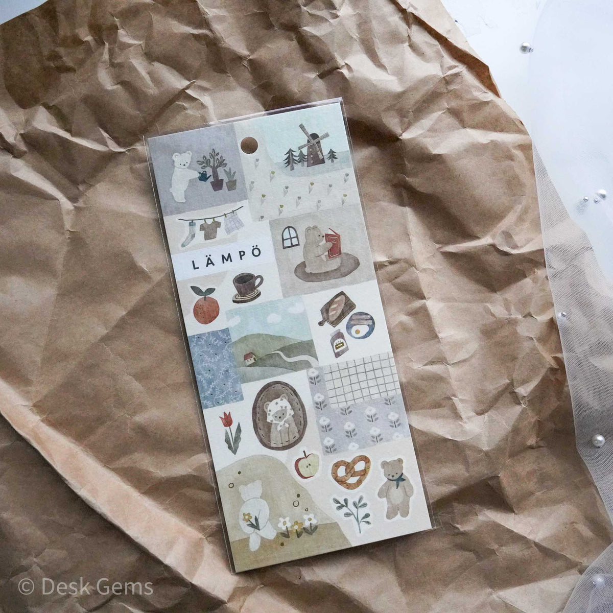Mind Wave Lampo Scandinavian Stickers - Bear