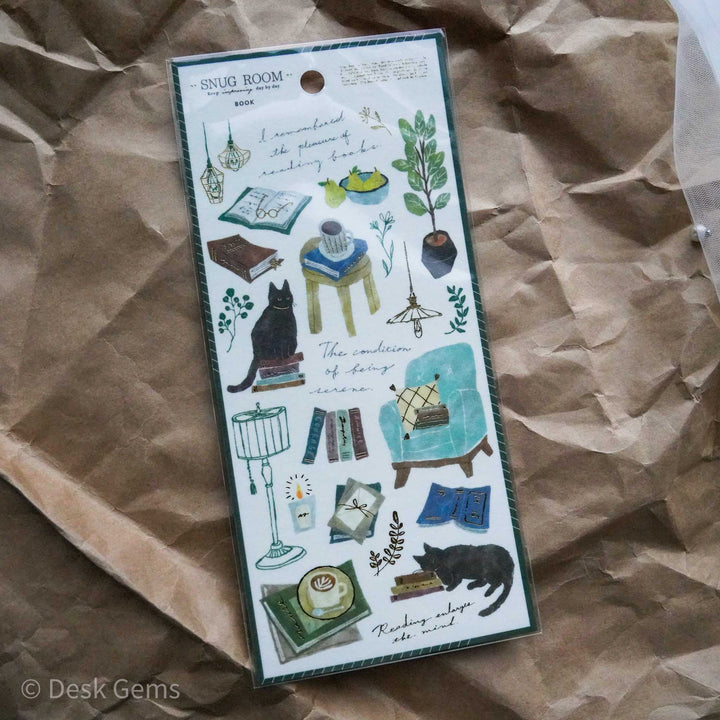 Mind Wave Snug Room Stickers - Book