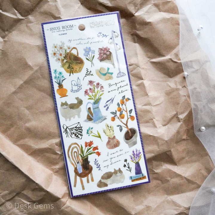 Mind Wave Snug Room Stickers - Flower