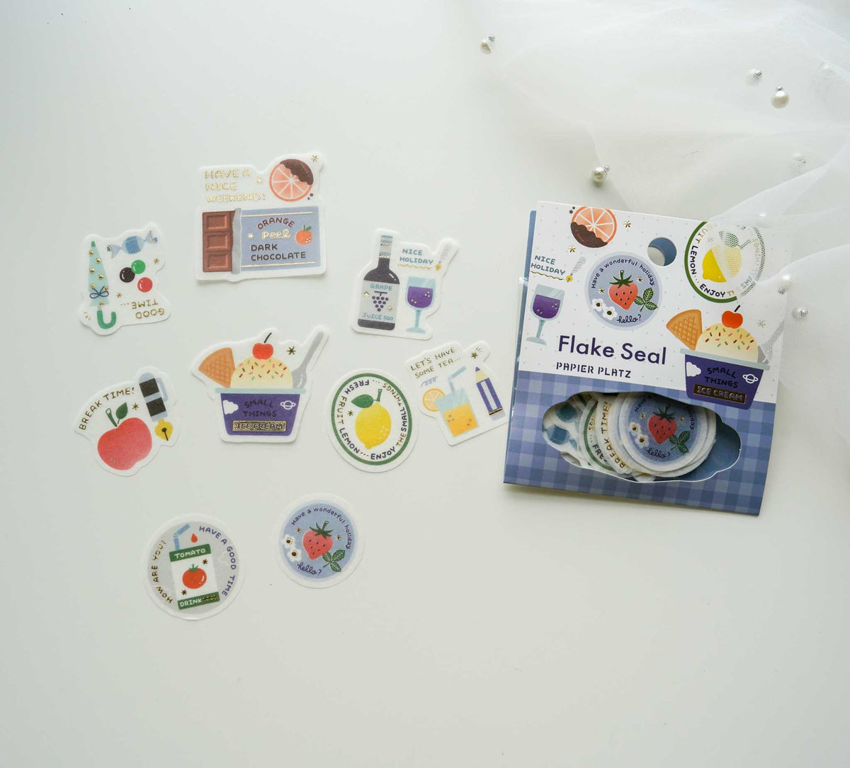 Papier Platz × Eric Flake Seals (New Late 2023) - Fruits