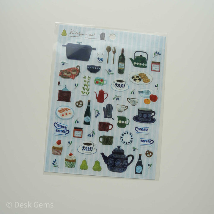 Cozyca x Midori Asano PET Stickers - Kitchen 