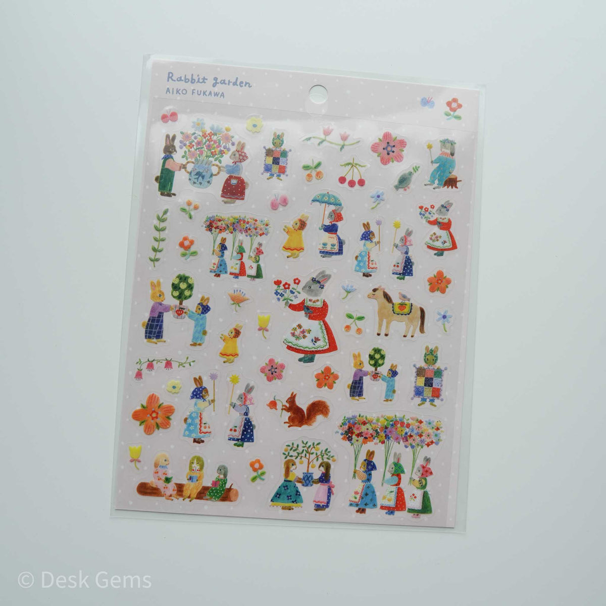 Cozyca x Aiko Fukawa PET Stickers - Bunny