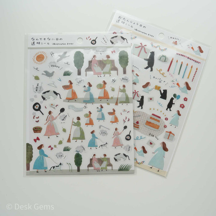 Cozyca x Necktie PET Stickers