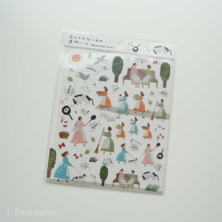 Cozyca x Necktie PET Stickers - Rest Day