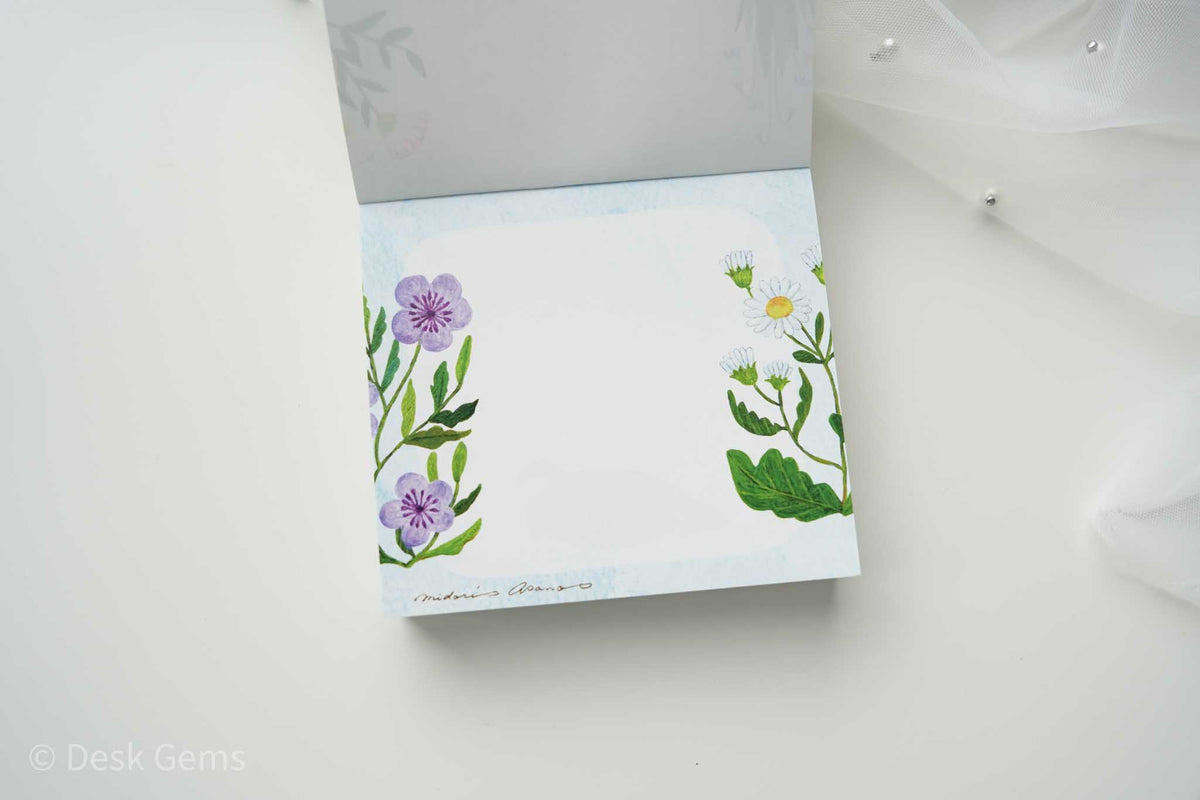 Cozyca x Midori Asano Block Memo Pad - Fleur
