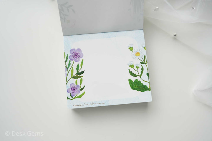 Cozyca x Midori Asano Block Memo Pad - Fleur