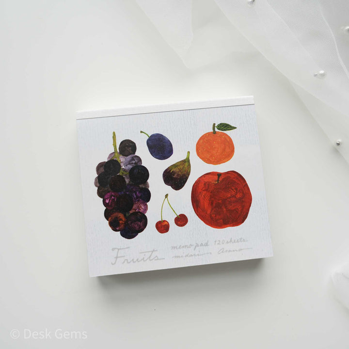 Cozyca x Midori Asano Block Memo Pad - Fruits